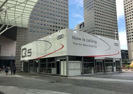 Audi Q5 Hub – Showroom – Free Span