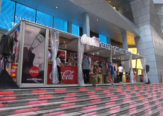 Coca Cola Taste the Feeling- Pop Up
